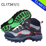 TPR Sole Leather Women Sports Outdoor Hiking Shoes