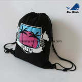 Bw1-033 Purified Cotton 30X38cm Drawstring Bags for Kids Backpack