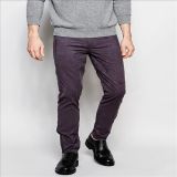 2016 Men's Cool Design Suede Look Skinny Petrol Trousers