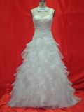 One Shoulder Beaded Bridal Wedding Dresses Rwd005