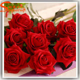 Professional Manufacturer Cheap Artificial Red Rose Flower China