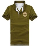 Custom Short Sleeve Mens Cotton Polo Shirt Design