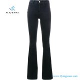 Skinny Women Black Elastane Flaredenim Jeans