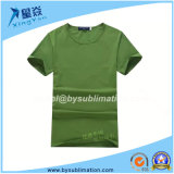 Green Modal Tshirt with Round Neck for Man
