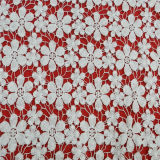 Coral Sugar Honey Suckle Cotton Design Fabric Lace (L5143)