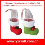 Christmas Decoration (ZY13L679-1-2) Christmas Winter Boot Father Christmas