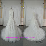 Elegant Beauty Sleeveless Bridal Dress