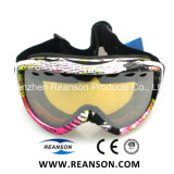 Professional Anti-Fog Anti-Glare Mirrored Lens Skiing Goggles