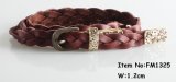 Fashion Ladies Grain Leather Braided Belts (FM1325)