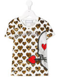 Wholesale Fashion Girl's Heart-Shaped Printed T Shirt