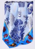 2018 New Silk Gift Square 90cm Hand-Rolled Custom Silk Scarf