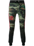 Men's Military Style Long Pants with Printed