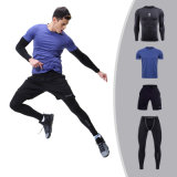 Winter Men's Fitness Wear Running Clothes High-Elastic Gym 4PCS/Set Sportswear