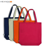 Plain Color Grocery 100% Fabric Shopping Cotton Bag for Ladies