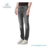 Slim-Straight Denim Jeans with a Medium Rise for Men by Fly Jeans