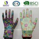 13G PU Coated Garden Work Glove (SL-G-PU201)