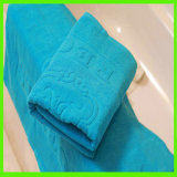 Customized Colurful Embossed Logo Bath Towel