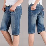 Men's Factory Wholesale Jeans Pants Spring and Summer High-Grade Casual Cotton Medium Pants