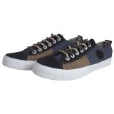 Latest Lace up Casual Black/Brown/Navy Canvas Vulcanized Shoes for Men/Male