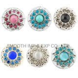 Alloy Rhinestones Diamond Fashion Noosa Snap Button Garment Accessories Jewelry