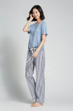 High Quality Women Modal Sleepwear Suit Short Sleeves Pajamas T-Shirt Dress