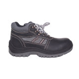 Black Breathable PU Outsole Safety Shoes for Workers