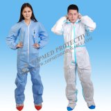 Nonwoven Work Clothes / Protective Disposable Coveralls with Mf/Sfs Material