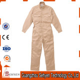 China Factory Brown Long Sleeves 35%Cotton and 65%Polyester Coverall