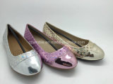 Pretty Patent PU Upper for Lady Flat Ballet Shoes
