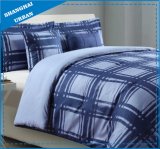 Navy Plaid Design Printed Cotton Bedding Home Textile