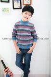 Design Rib Striped Patterned Pullover Children's Clothing