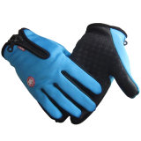 Red Black Blue Waterproof Winter Gloves Men Unisex Zipper up Patchwork Multi-Function Tactical Gloves Women Wrist Hand Warmer