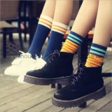OEM Fashion in Stripes Boys&Girls Breathable Cotton Sock