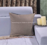 Running Stock Microsuede Cushion with Linen