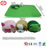 CE Plush Animal Stuffed Pillow with Blanket Lovely Baby Toy
