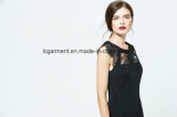Best Price Fashion Slim Fit Office Dress Black Lace for Ladies