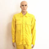 Light Yellow Workwear 100% Cotton Hotel Security Jackets