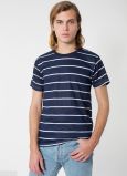 China OEM Fashion Cheapest Striped 100%Cotton Jersey Men's T-Shirt