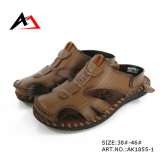 Sandal Shoes Casual Leather Slippers Wholesale Foe Men (AK1855)