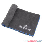Embroidered Microfiber Terry Cloth Hot Yoga Towel