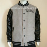 Custom Embroidered Padded Wool Varsity Jackets with Tackle Twill Patches