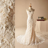 Mermaid Bridal Gowns Strapless Venice Lace Wedding Dresses Z2061