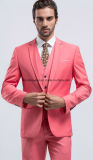 Fashion Full Wool Pink Men Suit