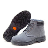 Prevent Puncture Suede Leather Safety Shoes for Workers