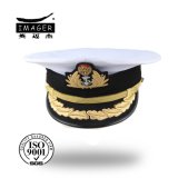 Embroidery Customized White Military Flight Lieutenant Hat