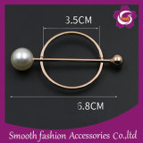 Scarf Buckle Pearl Decorative Needle Button Pin Brooch Garment Accessories