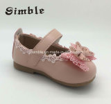 PU Upper Shoes Baby Girls Shoes Moccasin Shoes with Bowknot
