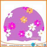 Quality Floral Silicone Kid Swim Caps