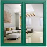 High Quality Double Glazed Green Color Aluminum Casement Glass Window with German Roto Hardware (ACW-070)