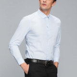 Men's Stripe Business Long Sleeve Office Fomal Dress Shirt